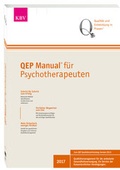 Cover: QEP&reg; Manual f&uuml;r Psychotherapeuten - Deutscher &Auml;rzteverlag