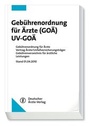 Cover: Gebührenordnung für Ärzte (GOÄ) / UV-GOÄ - Deutscher Ärzteverlag