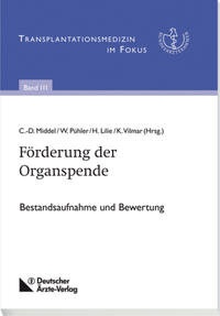 Enlarge image Cover: Förderung der Organspende - Deutscher Ärzteverlag