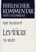 Cover: Leviticus (1,1-10,20) - Vandenhoeck & Ruprecht