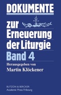 Cover: Dokumente zur Erneuerung der Liturgie - Butzon & Bercker