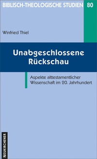 Enlarge image Cover: Unabgeschlossene Rückschau - Vandenhoeck & Ruprecht