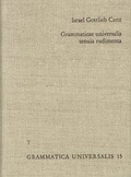 Cover: Grammaticae universalis tenuia rudimenta - frommann-holzboog