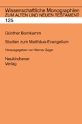 Cover: Studien zum Matth&auml;us-Evangelium - Vandenhoeck & Ruprecht