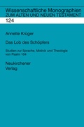 Cover: Das Lob des Sch&ouml;pfers - Vandenhoeck & Ruprecht