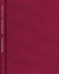 Abbildung von: Questions inouyes - frommann-holzboog