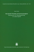 Cover: Die deutsche Promotion als Karrieresprungbrett - S. Hirzel Verlag