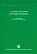 Cover: J. C. Poggendorff - Werk und Leben. - Hirzel