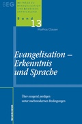 Cover: Evangelisation, Erkenntnis und Sprache - Vandenhoeck & Ruprecht