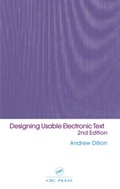 Cover: Designing Usable Electronic Text - CRC Press