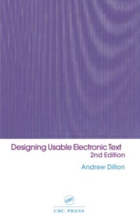 Enlarge image Cover: Designing Usable Electronic Text - CRC Press