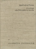 Cover: Glossologie oder Philosophie der Sprache - frommann-holzboog