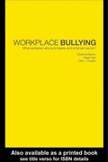 Cover: Workplace Bullying - CRC Press