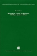 Cover: Diagnostik und Therapie des Obstruktiven Schlafapnoe-Syndromes (OSAS) - Hirzel
