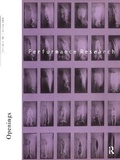 Cover: Performance Research V5 Issu 1 - Routledge