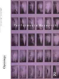 Enlarge image Cover: Performance Research V5 Issu 1 - Routledge