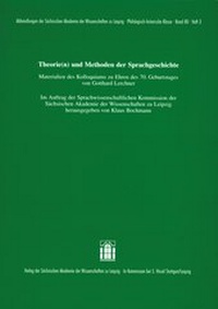 Enlarge image Cover: Theorie(n) und Methoden der Sprachgeschichte - Hirzel