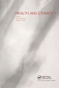 Enlarge image Cover: Health and Ethnicity - CRC Press