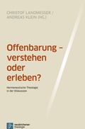 Cover: Offenbarung - verstehen oder erleben? - Vandenhoeck & Ruprecht