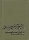 Cover: Quaestiones super Priscianum minorem - frommann-holzboog
