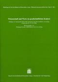 Cover: Wissenschaft und Werte im gesellschaftlichen Kontext - Hirzel