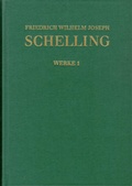 Cover: Friedrich Wilhelm Joseph Schelling: Historisch-kritische Ausgabe / Band I,1 - frommann-holzboog