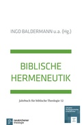 Cover: Biblische Hermeneutik - Vandenhoeck & Ruprecht