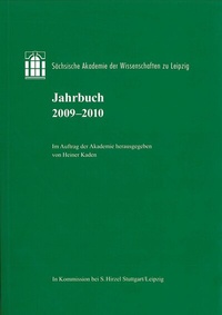 Abbildung von: Sächsische Akademie der Wissenschaften zu Leipzig. Jahrbuch 2009-2010 - Hirzel