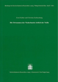 Abbildung von: Die Ortsnamen der Niederlausitz östlich der Neiße - Hirzel