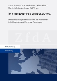 Enlarge image Cover: Manuscripta germanica - Hirzel