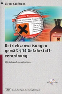 Bild: Betriebsanweisungen gemäss § 14 Gefahrstoffverordnung - Deutscher Apotheker Verlag