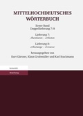 Cover: Mittelhochdeutsches W&ouml;rterbuch. Erster Band Doppellieferung 7/8, Lieferung 7: ebentiuren - erbieten, Lieferung 8: erbietunge - evrouwe - S. Hirzel Verlag