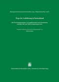 Cover: Wege der Aufkl&auml;rung in Deutschland - Hirzel