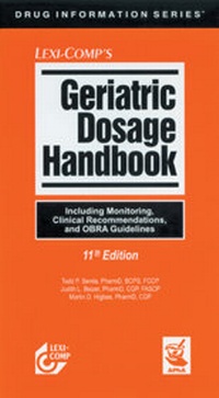 Enlarge image Cover: Geriatric Dosage Handbook - Deutscher Apotheker Verlag