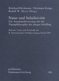 Cover: Natur und Subjektivit&auml;t - frommann-holzboog