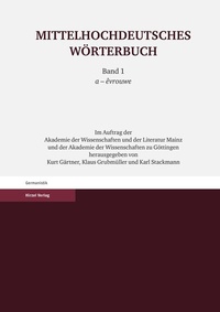 Abbildung von: Mittelhochdeutsches Wörterbuch. Erster Band - Hirzel