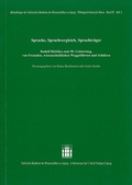 Cover: Sprache, Sprachvergleich, Sprachtr&auml;ger - Hirzel