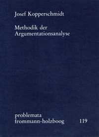 Enlarge image Cover: Methodik der Argumentationsanalyse - frommann-holzboog