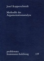 Cover: Methodik der Argumentationsanalyse - frommann-holzboog