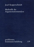 Cover: Methodik der Argumentationsanalyse - frommann-holzboog