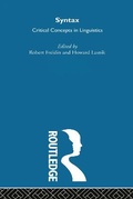 Cover: Syntax - Routledge