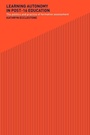 Cover: Learning Autonomy in Post-16 Education - Routledge