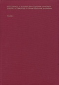 Cover: In VIII Libros Topicorum Aristotelis Commentatio. Pseudo-Alexander: Annotationes in Librum Elenchorum Aristotelis - frommann-holzboog