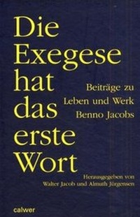 Enlarge image Cover: Die Exegese hat das erste Wort - Calwer