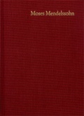 Cover: Moses Mendelssohn: Gesammelte Schriften. Jubil&auml;umsausgabe / Band 5,3 a-b: Kommentar zu Band 5,1 - frommann-holzboog