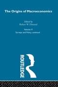 Cover: Origins of Macroeconomics - Routledge