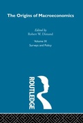 Cover: Origins of Macroeconomics - Routledge