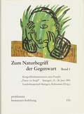 Cover: Zum Naturbegriff der Gegenwart. Band I - frommann-holzboog