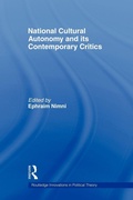 Cover: National-Cultural Autonomy and its Contemporary Critics - Routledge