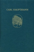 Cover: Carl Hauptmann: S&auml;mtliche Werke / Band V,1: Romane I (Textband) - frommann-holzboog